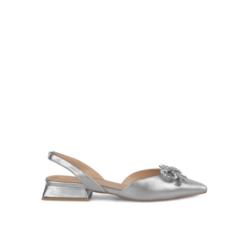 Ballerine Alma En Pena Cuir Slingback Bleu Femme | FYQ-47930363